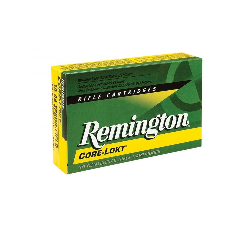 CARTOUCHES REMINGTON C/30-06 180GR PSP