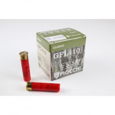CARTOUCHES FIOCCHI GFL 410 12 MM C/36/50/8 - PLOMB - 9 G
