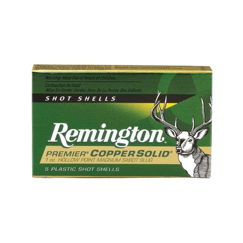 CARTOUCHES REMINGTON COPPER SOLID 12/70 - 28.5 GRS