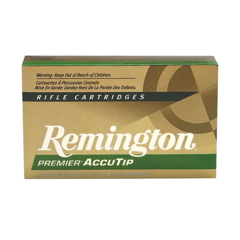 CARTOUCHES REMINGTON C/.30-06 SPRG - PREMIER ACCUTIP BOAT TAIL - 180 GRAINS