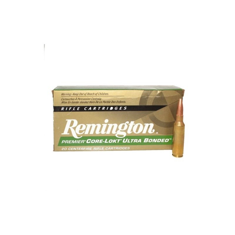 CARTOUCHES REMINGTON C/ 300 REMINGTON SHORT ULTRA MAG ULTRA BONDED 180 GR PSP (BOITE DE 20)