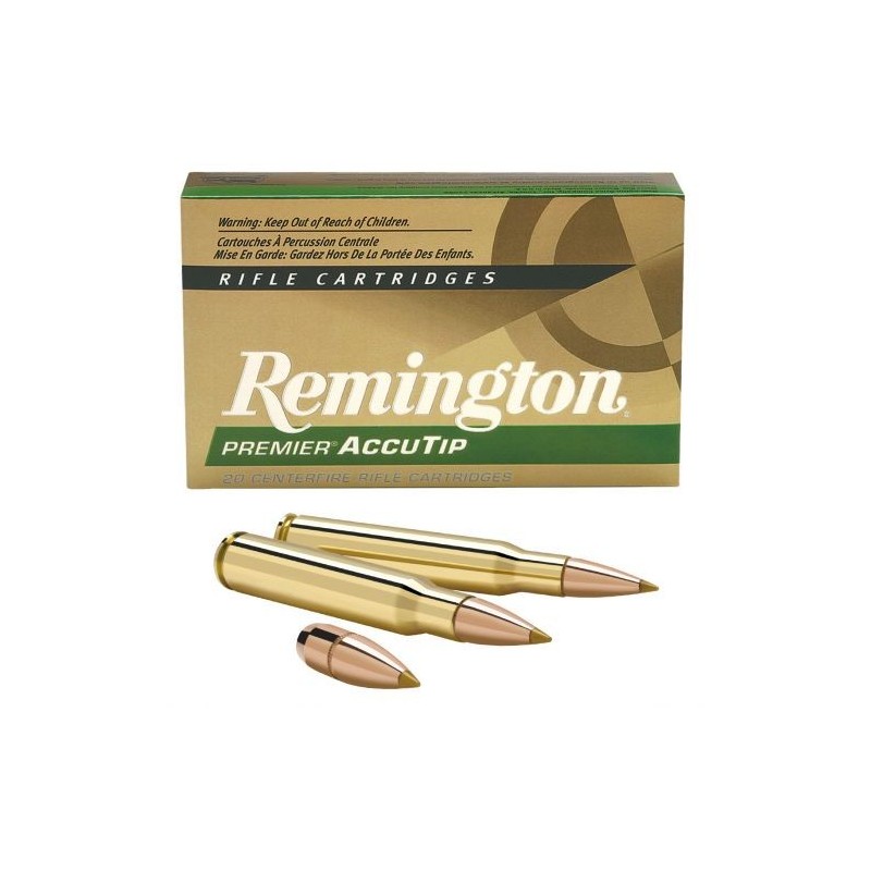 CARTOUCHES REMINGTON PREMIER ACCUTIP BOAT TAIL C/308 WIN 165 GRAINS