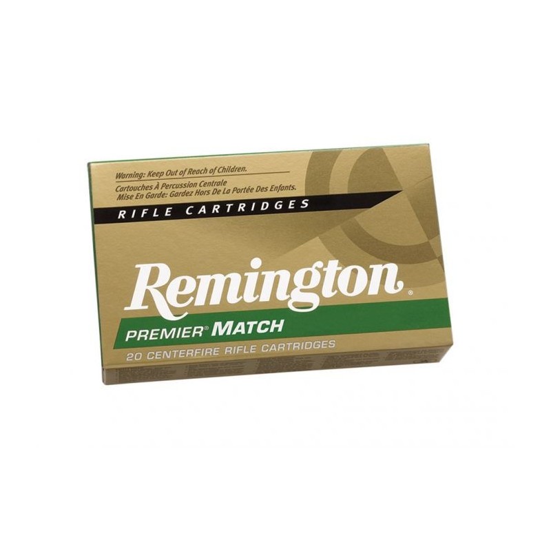 CARTOUCHES REMINGTON C/308 WIN MATCH BTHP 168GR